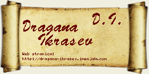 Dragana Ikrašev vizit kartica